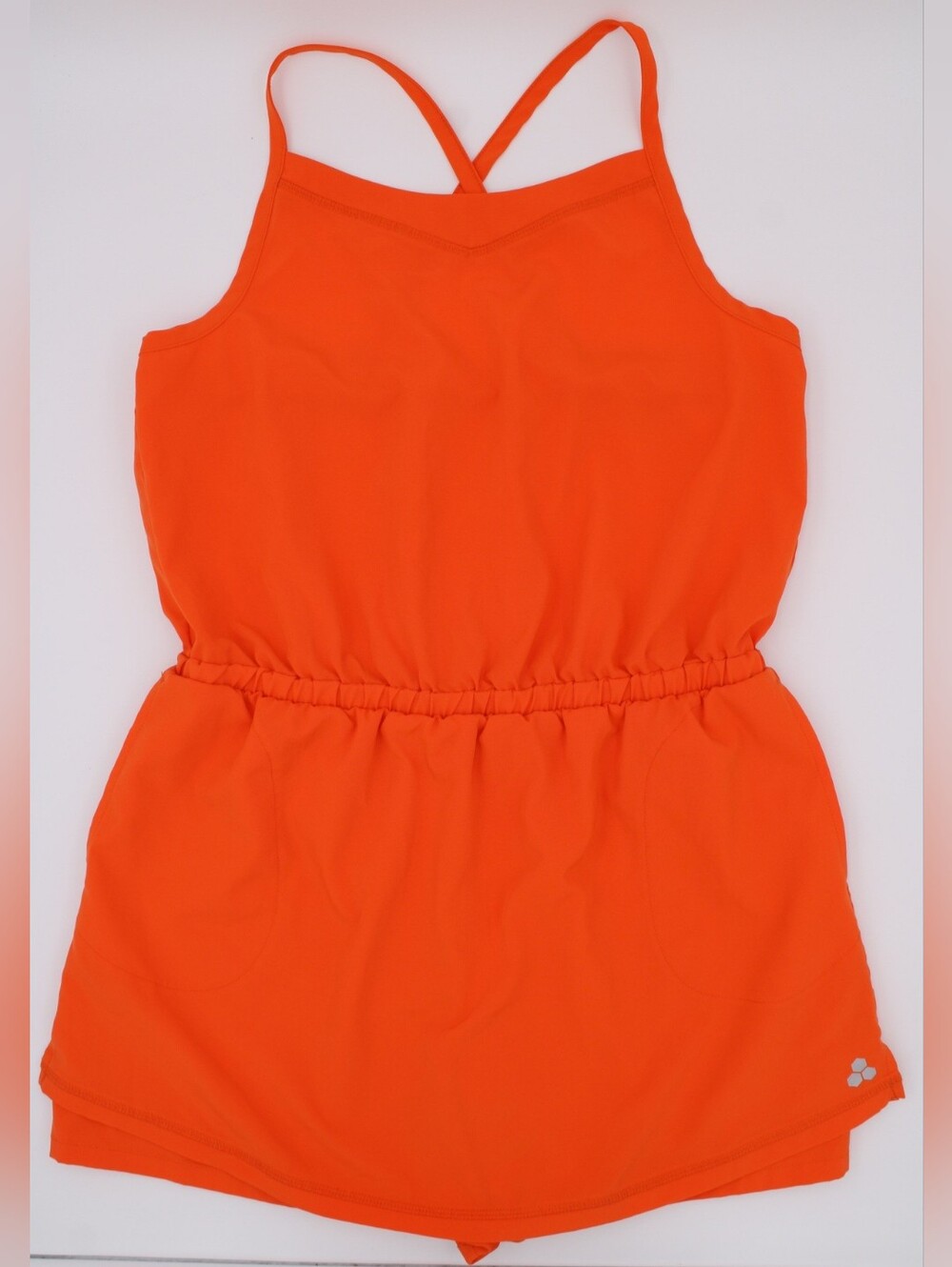 Tek Gear Girls Orange Active Romper Skort Size 18